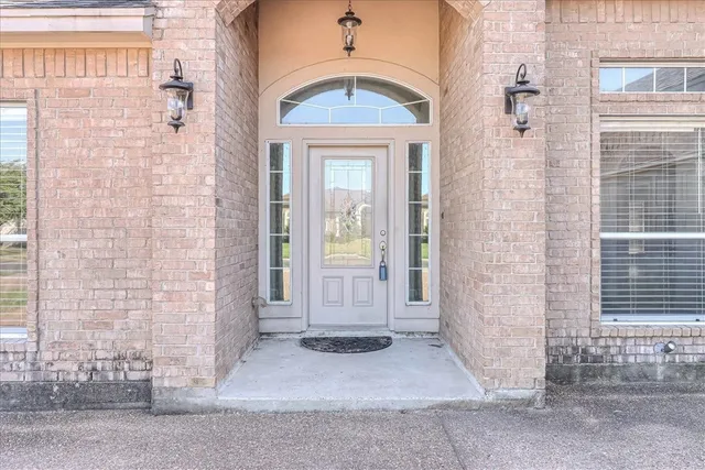 a view of front door of a house