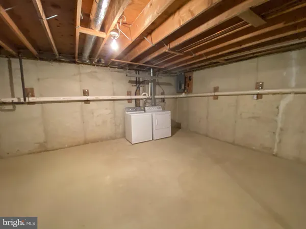 a view of a room with racks