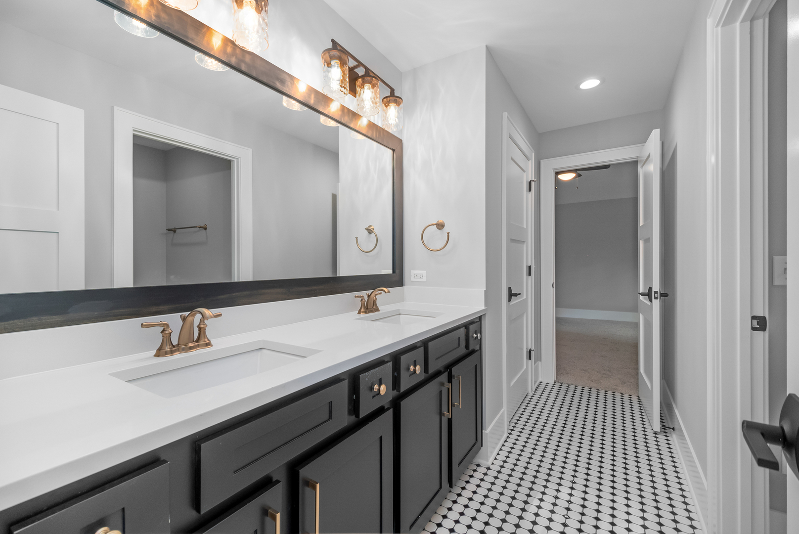 635 North Main Street Naperville, IL 60563 - Photo 26 of 26 a bathroom with a sink and a mirror