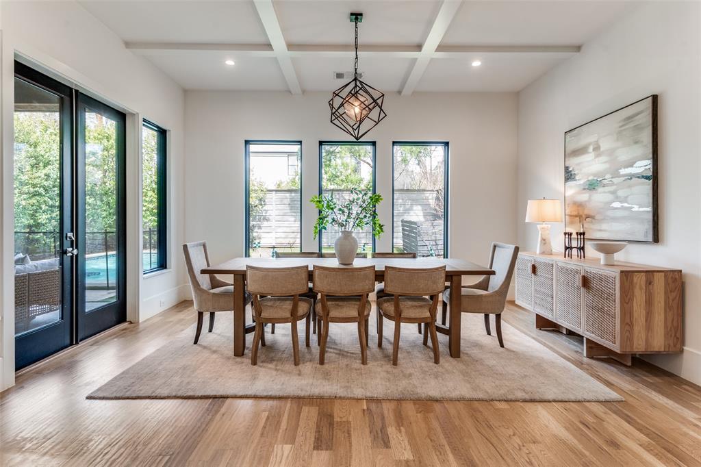 5111 West Amherst Avenue Dallas, TX 75209 - Photo 18 of 36 a view of a dining room with furniture window and outside view