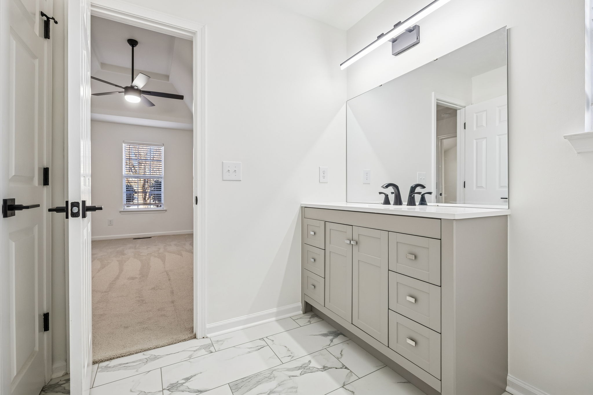 803 Pebble Point Mount Juliet, TN 37122 - Photo 22 of 39 a bathroom with a double vanity sink mirror and