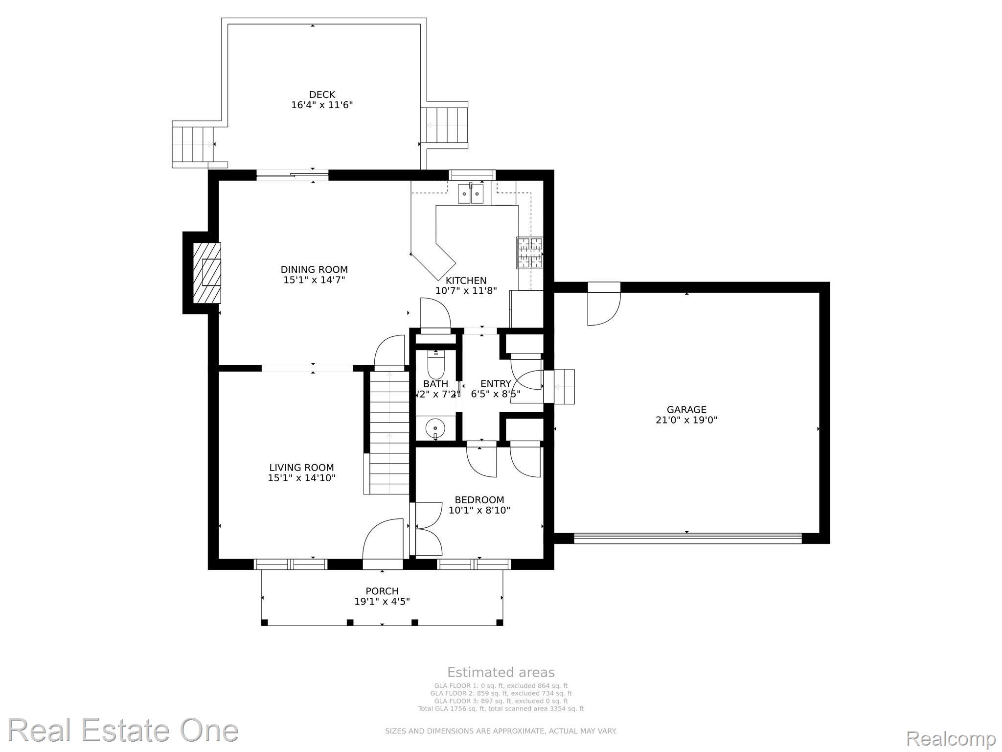 2358 Summit Cedar Howell, MI 48855 - Photo 51 of 55 1st floor layout