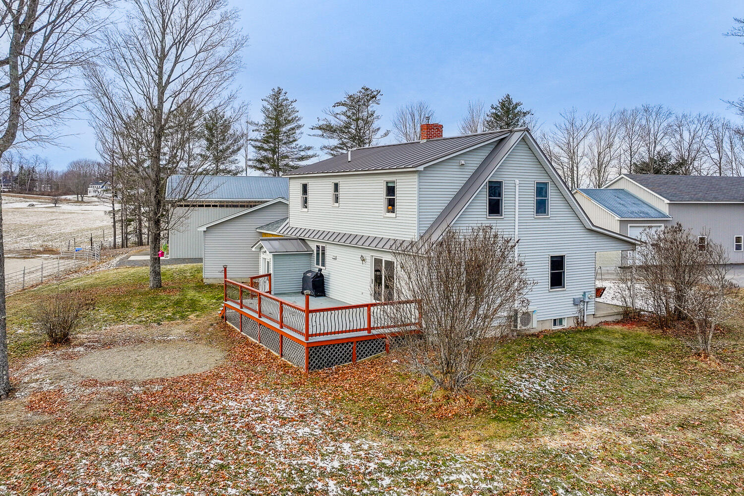 19 Trask Road Waterville, ME 04901 - Photo 7 of 50 Left Side View Of Home