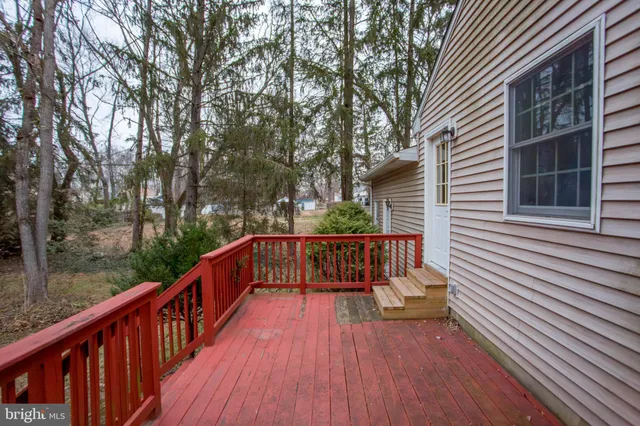 a view of balcony with furniture