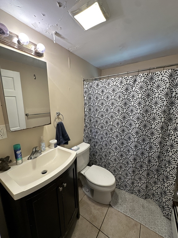 435 Walnut Avenue, Unit A Boston, MA 02119 - Photo 5 of 12 a bathroom with a sink a toilet and shower