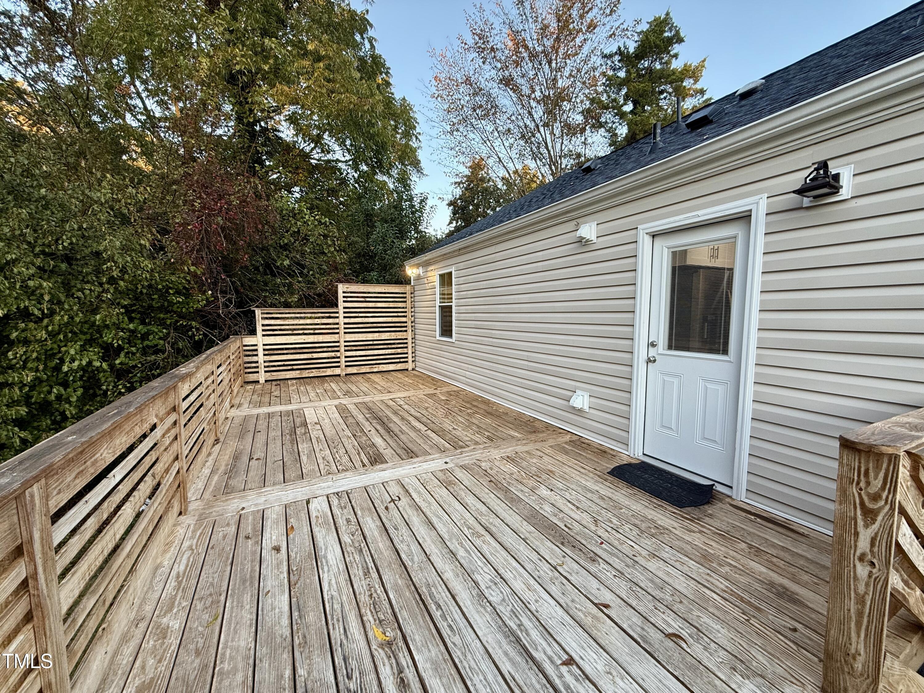 229 Pecan Road Raleigh, NC 27603 - Photo 13 of 18 Oversized deck, perfect for entertaining.