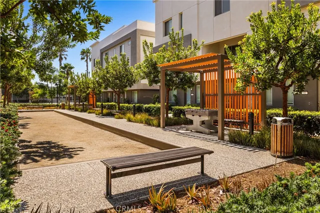 a view of a house with sitting area and furniture