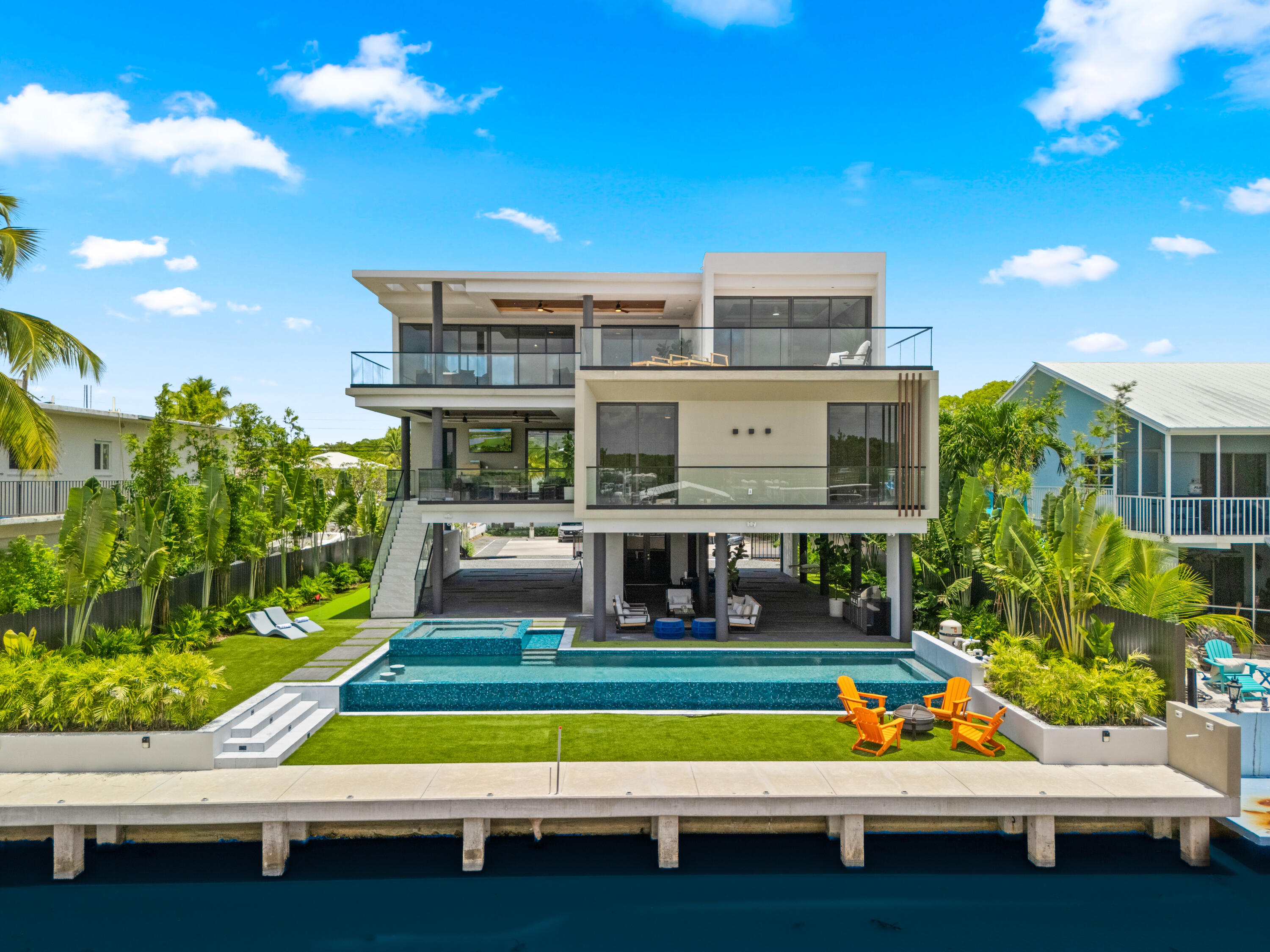 16 South Exuma Road Key Largo, FL 33037 - Photo 6 of 74 a view of pool with outdoor seating