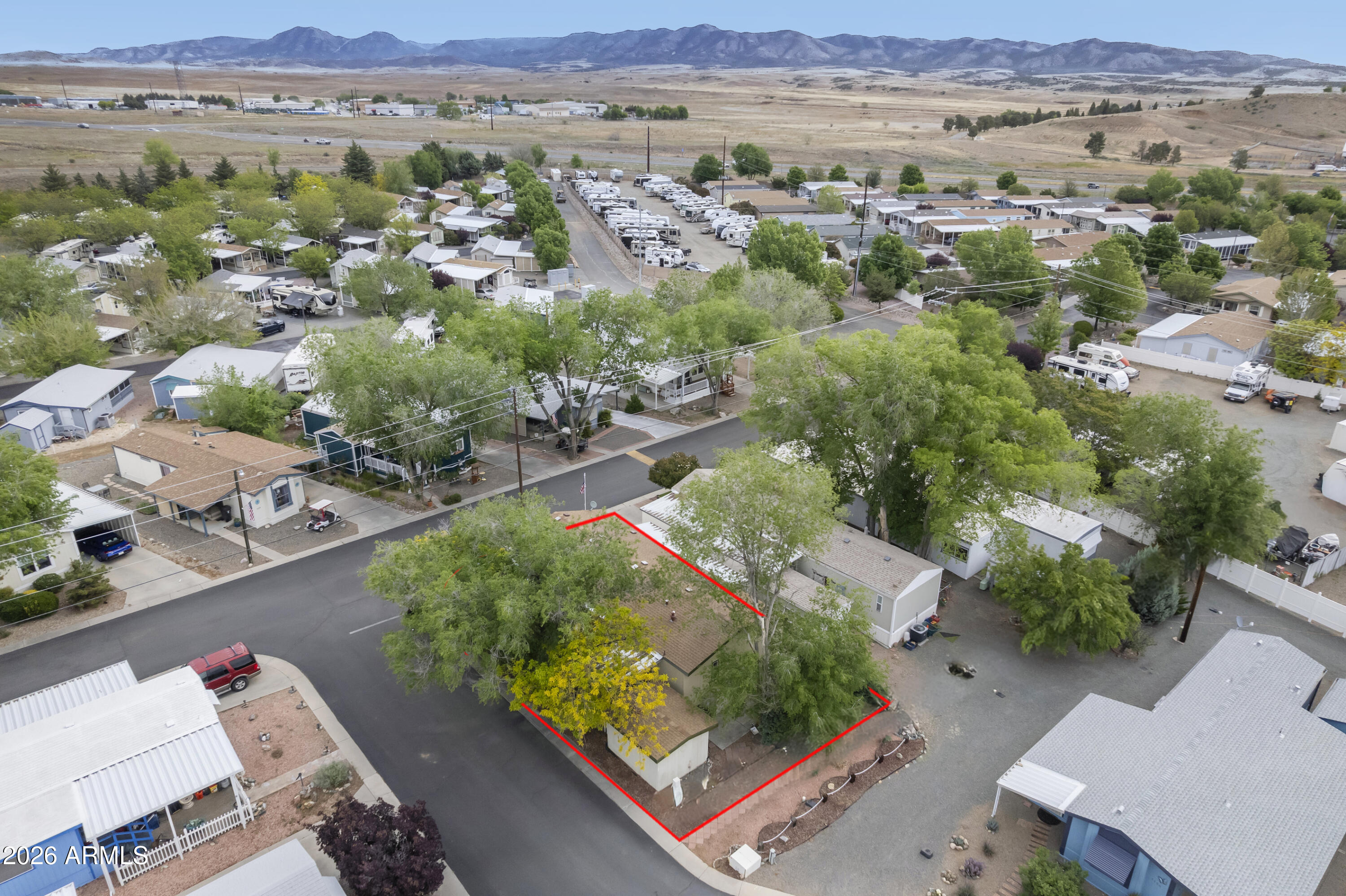11250 East State Rte 69, Unit 1125 Dewey, AZ 86327 - Photo 45 of 45 an aerial view of a city with lots of residential buildings