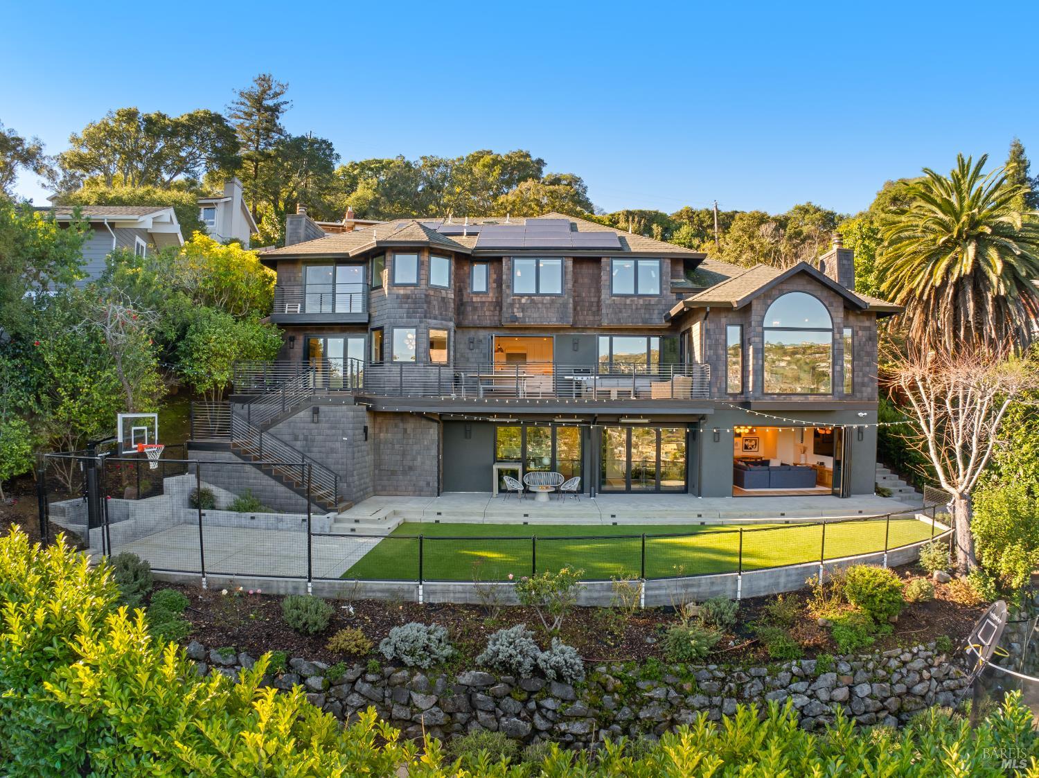 6 Buckeye Road Belvedere, CA 94920 - Photo 1 of 1 a front view of a house with a yard
