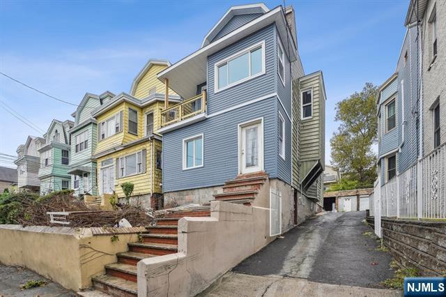 a view of a building with many windows