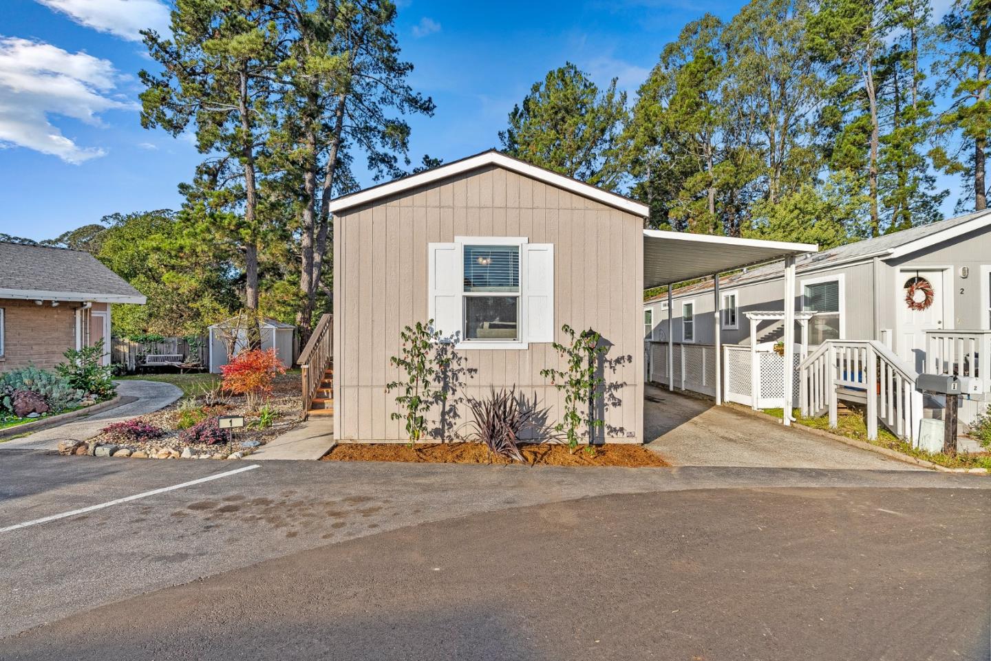 100 North Rodeo Gulch Road, Unit 1 Soquel, CA 95073 - Photo 2 of 20 a view of a house with a yard and tree s