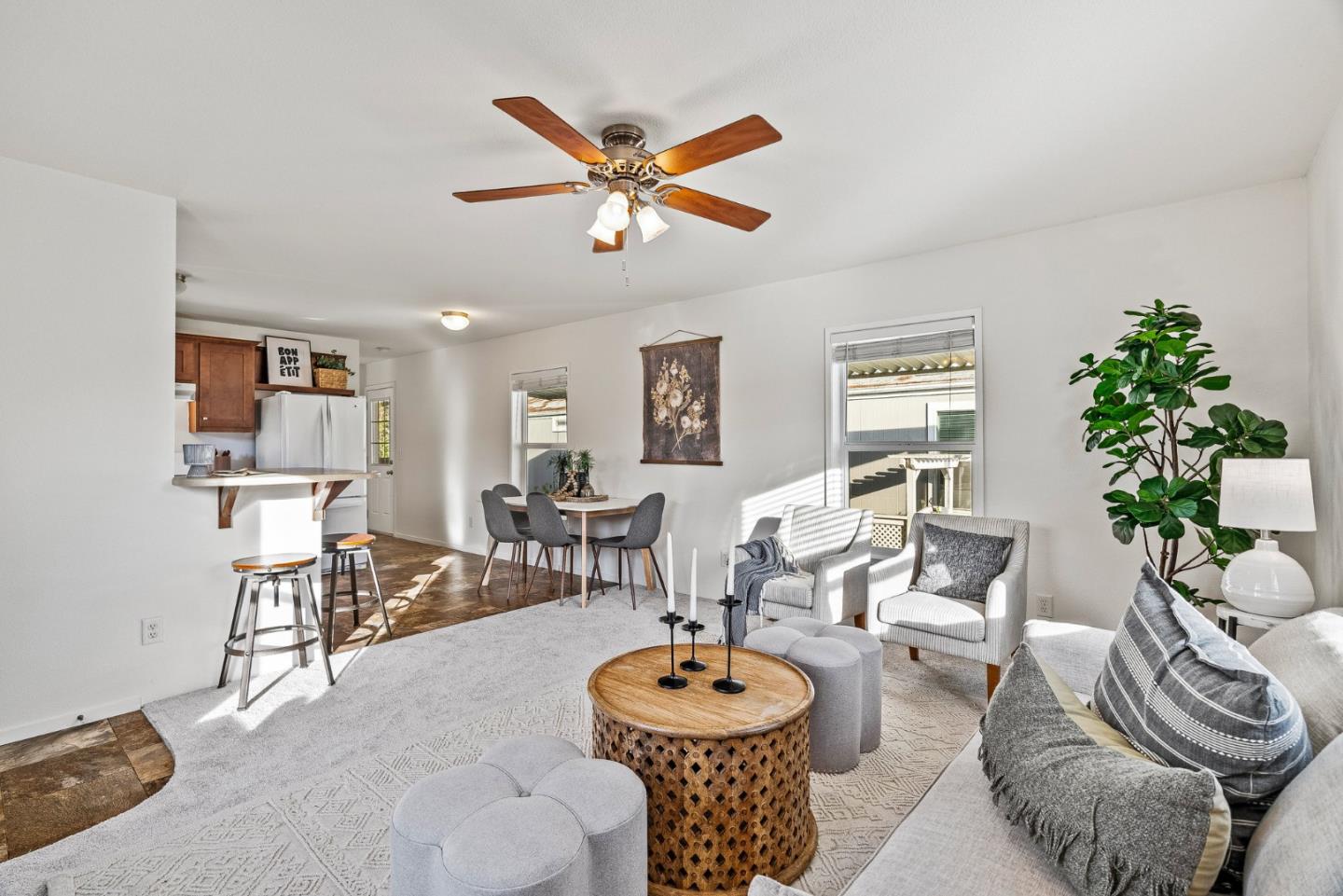 100 North Rodeo Gulch Road, Unit 1 Soquel, CA 95073 - Photo 6 of 20 a living room with furniture and a large window