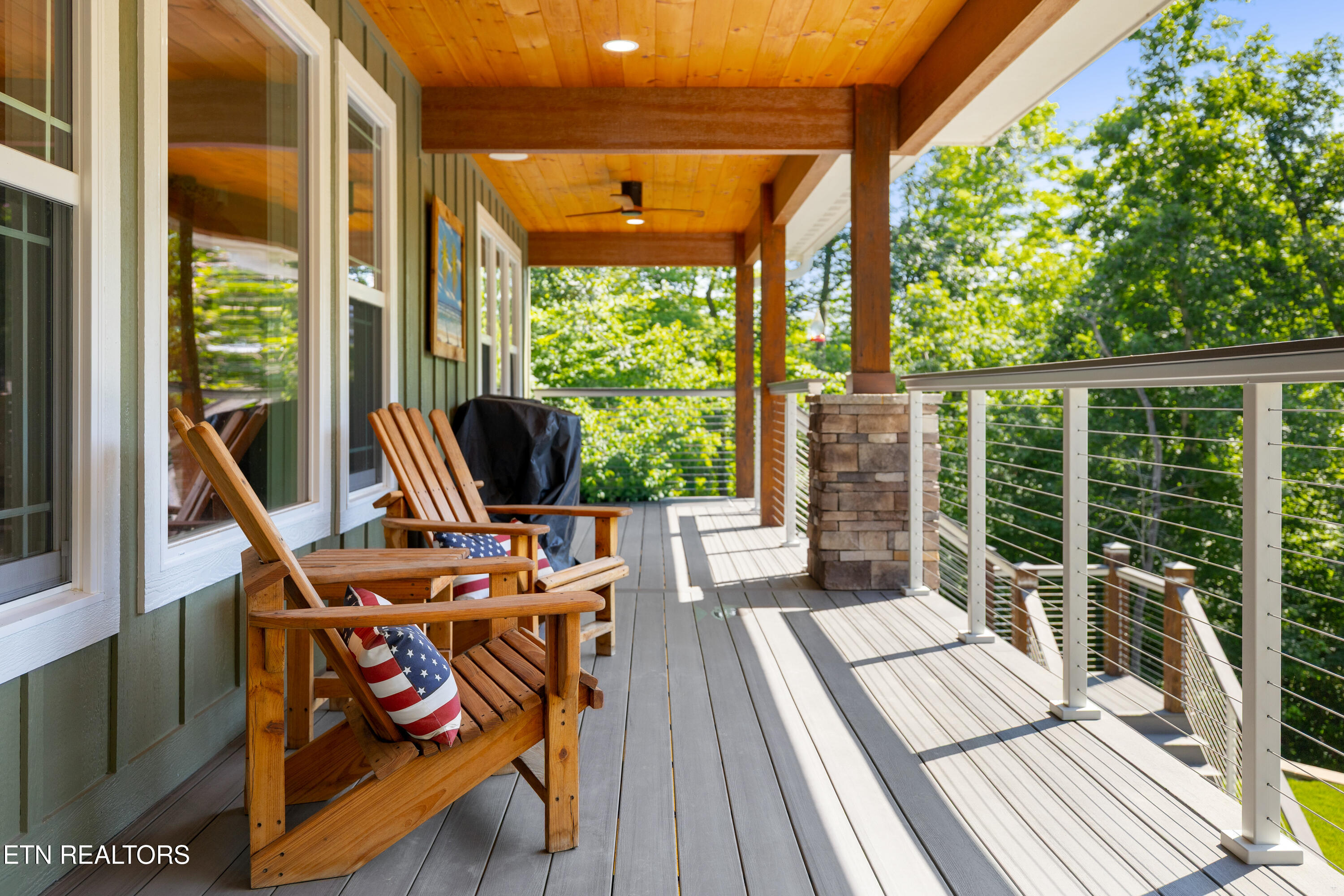 300 Black Fox Road Washburn, TN 37888 - Photo 21 of 53 Covered porch facing the lake