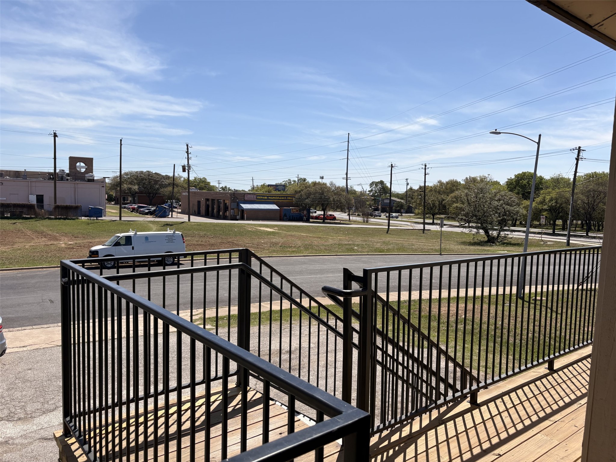 9902 Roxanna Drive, Unit D Austin, TX 78748 - Photo 15 of 19 Right outside front door with a newly installed staircase