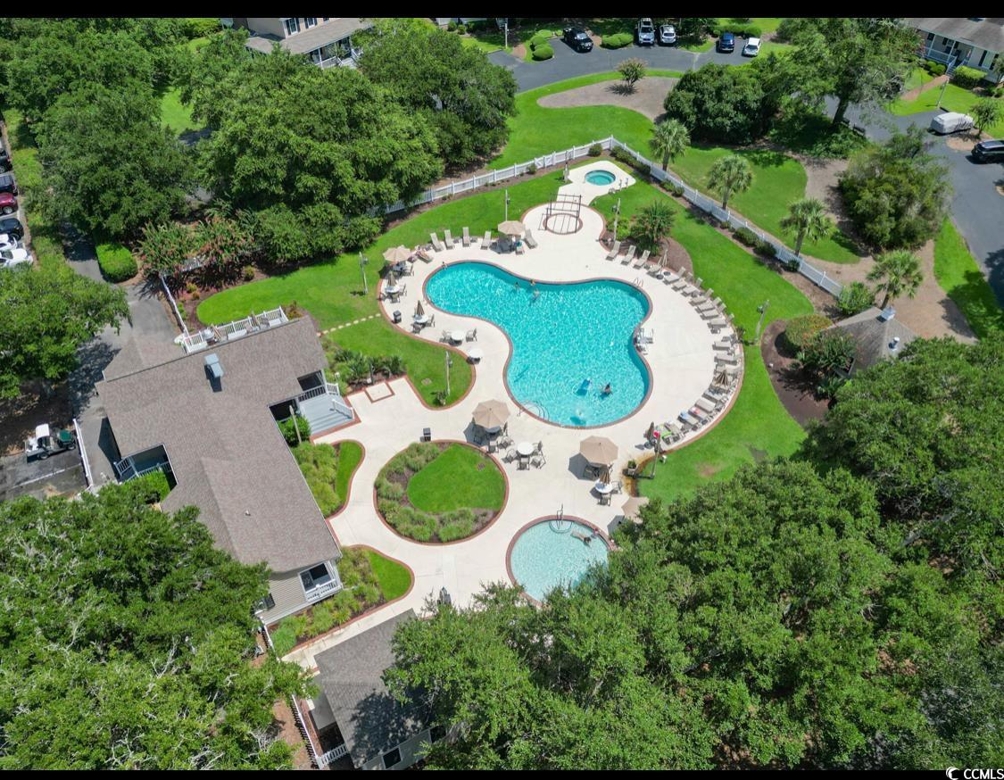 1970 Governors Landing Road, Unit 201 Murrells Inlet, SC 29576 - Photo 23 of 25 Aerial view of property's location with a pool area