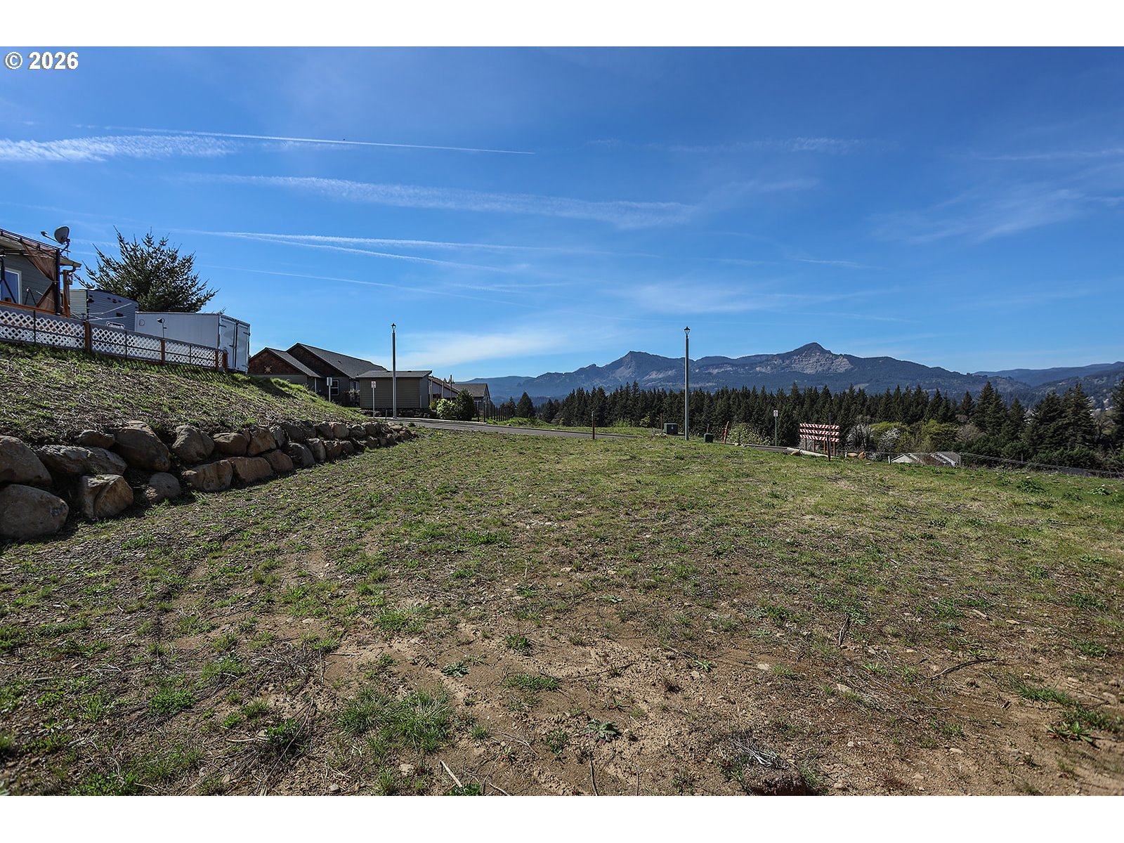 Manchester Drive Cascade Locks, OR 97014 - Photo 9 of 12 a view of a yard with an outdoor space