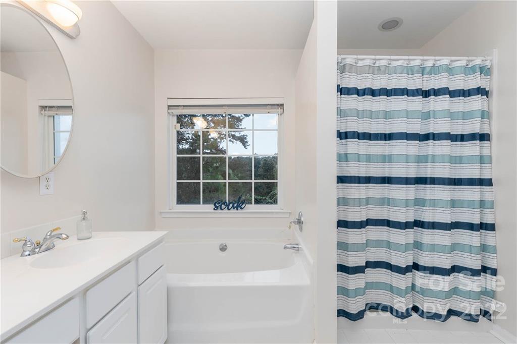 154 Coronilla Road Mooresville, NC 28117 - Photo 23 of 38 a bathroom with a bathtub sink and mirror