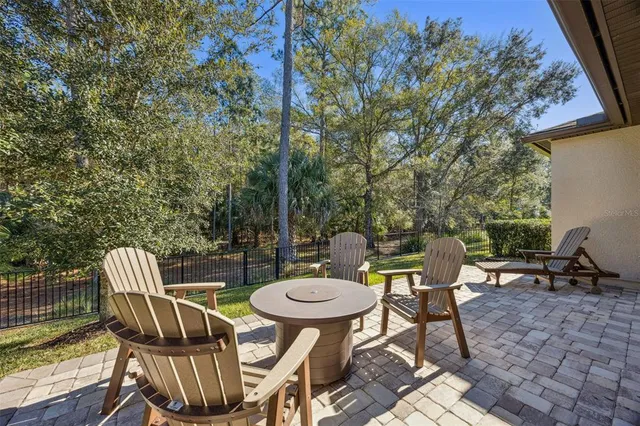a view of a golf course with a lake