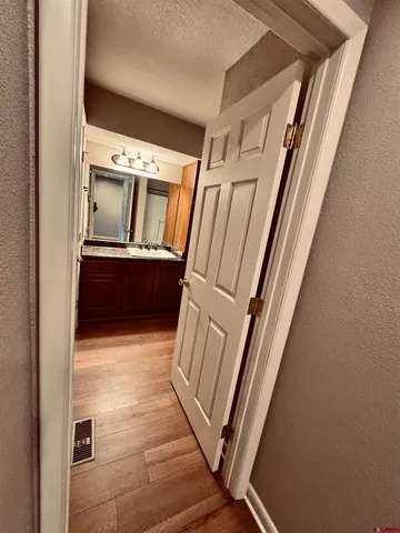 a view of front door