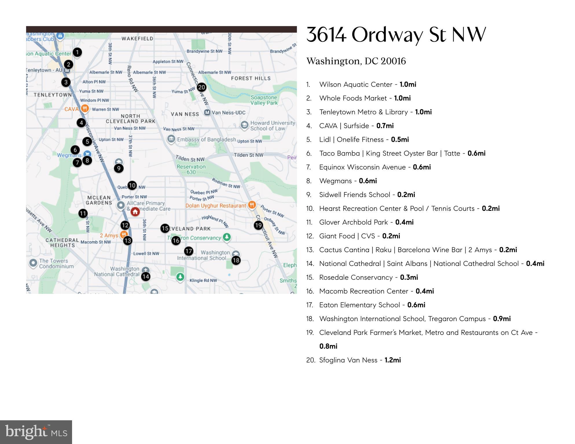 3614 Ordway Street Northwest Washington, DC 20016 - Photo 51 of 81