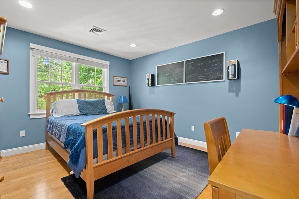 123 Country Way Needham, MA 02492 - Photo 20 of 35 a bed sitting in a room next to a window