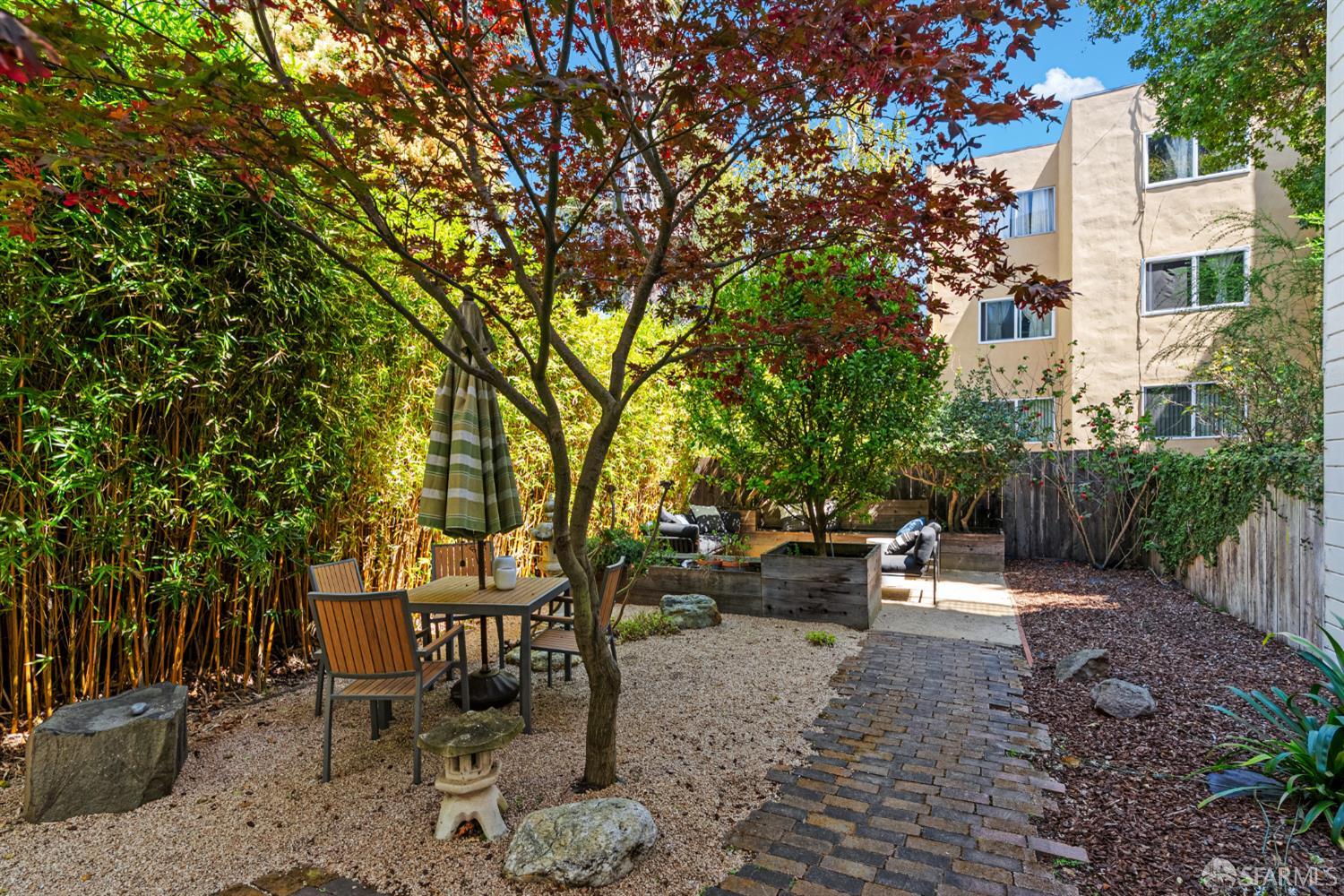 223 Sanchez Street San Francisco, CA 94114 - Photo 5 of 27 a view of a backyard with sitting area