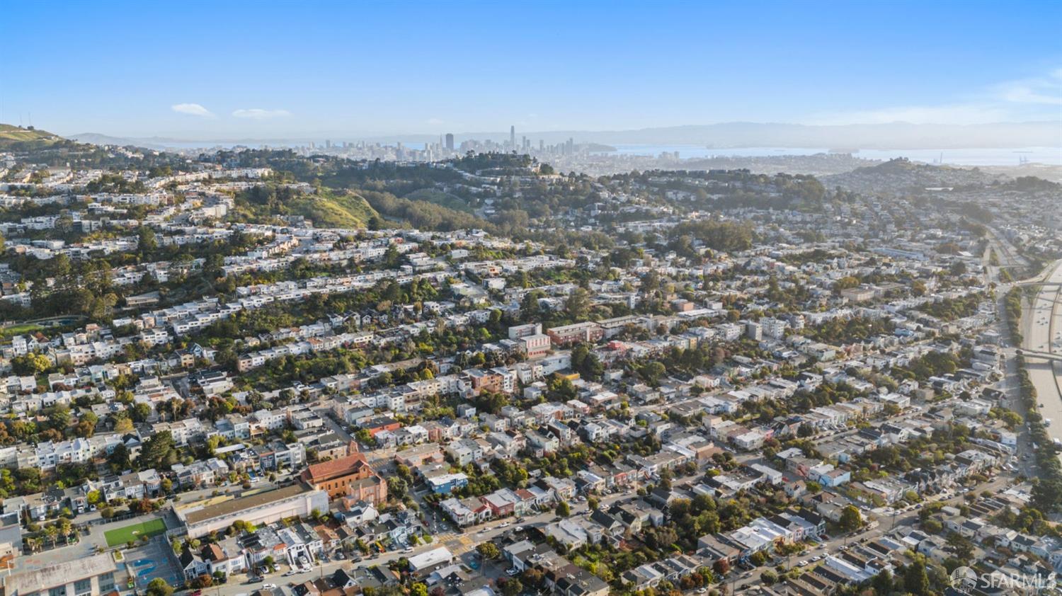 348 Edna Street San Francisco, CA 94112 - Photo 37 of 45 an aerial view of multiple house