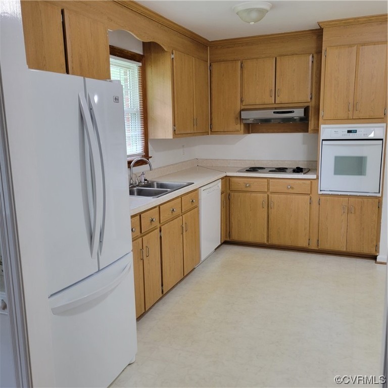 12500 Easy Street Chester, VA 23831 - Photo 4 of 5 a kitchen with stainless steel appliances granite countertop a refrigerator a stove and a sink