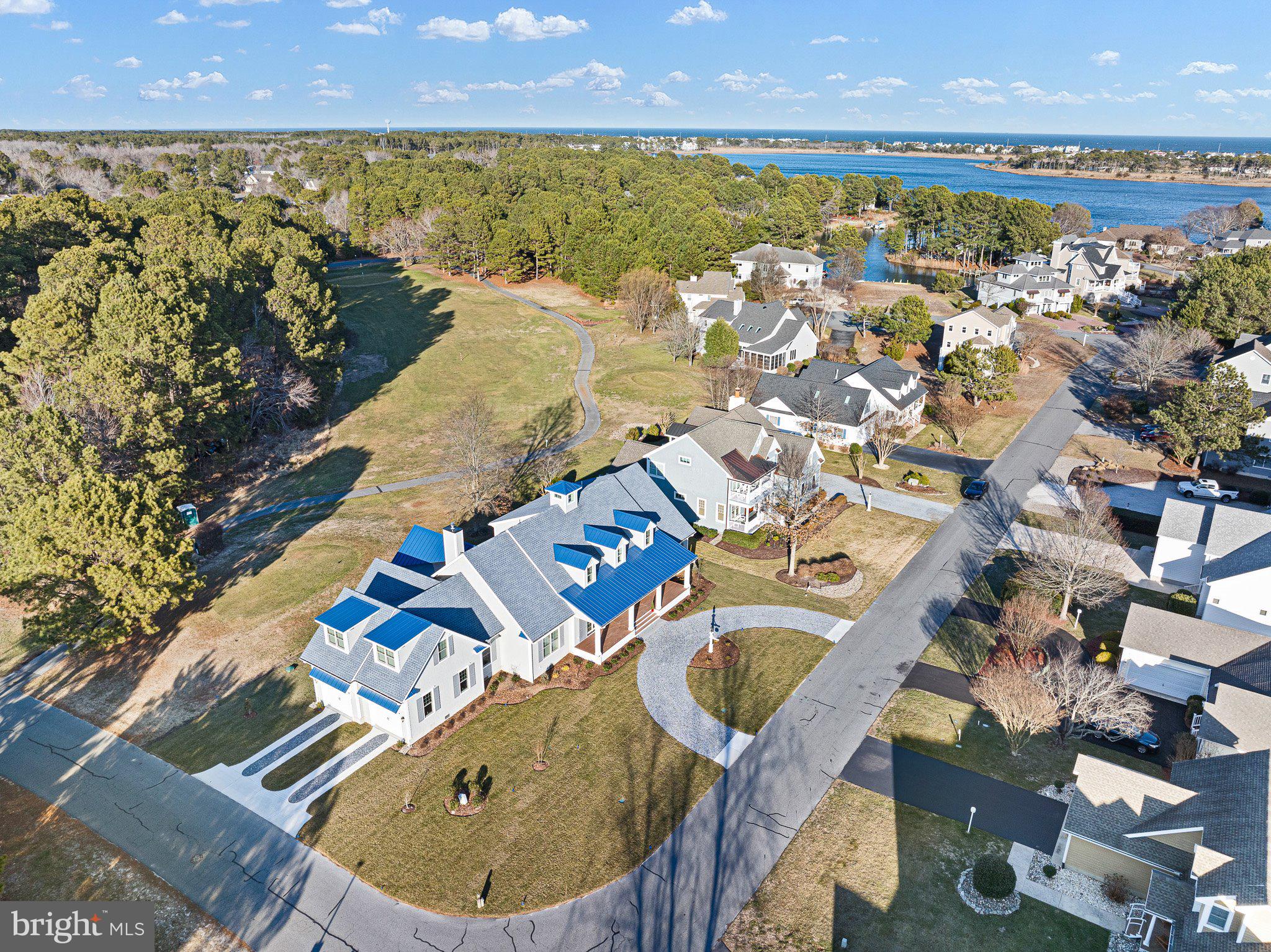 403 Canal Way East Bethany Beach, DE 19930 - Photo 49 of 51 an aerial view of a house with a ocean view