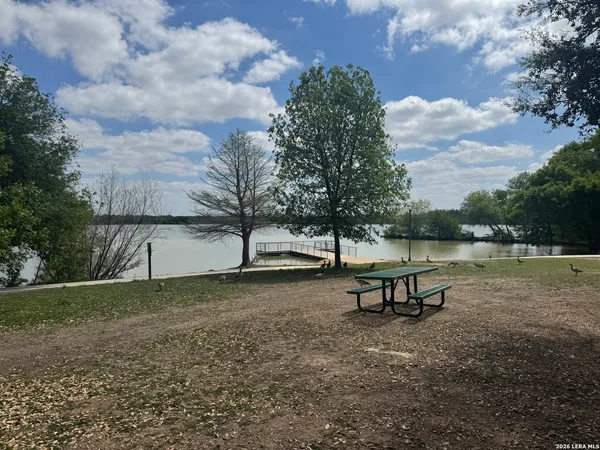 a view of outdoor space with lake view