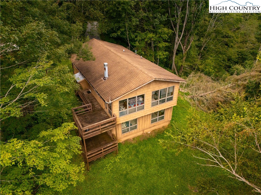 2811 Georges Gap Road Vilas, NC 28692 - Photo 32 of 39 an aerial view of a house with a yard