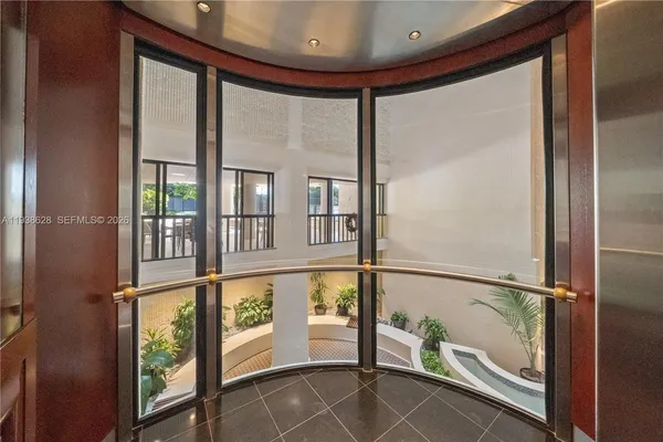 a view of an entryway