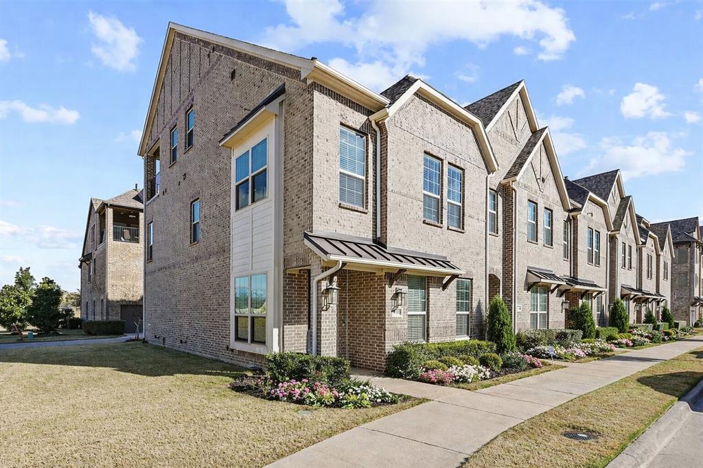 a front view of a multi story residential apartment building