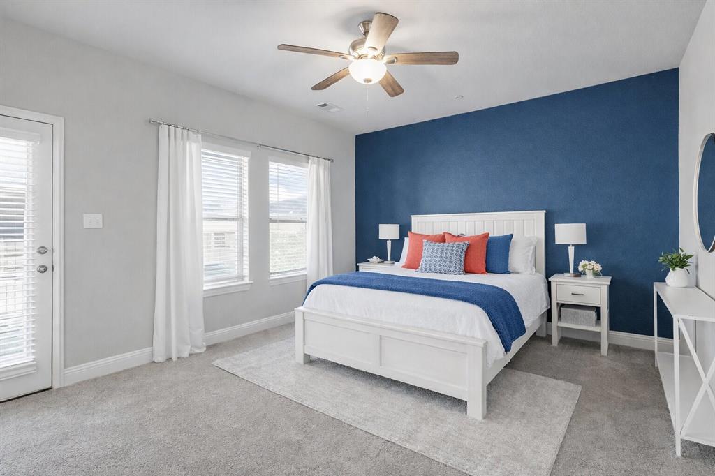 8010 Foraker Street Frisco, TX 75034 - Photo 13 of 17 a bedroom with a bed and window