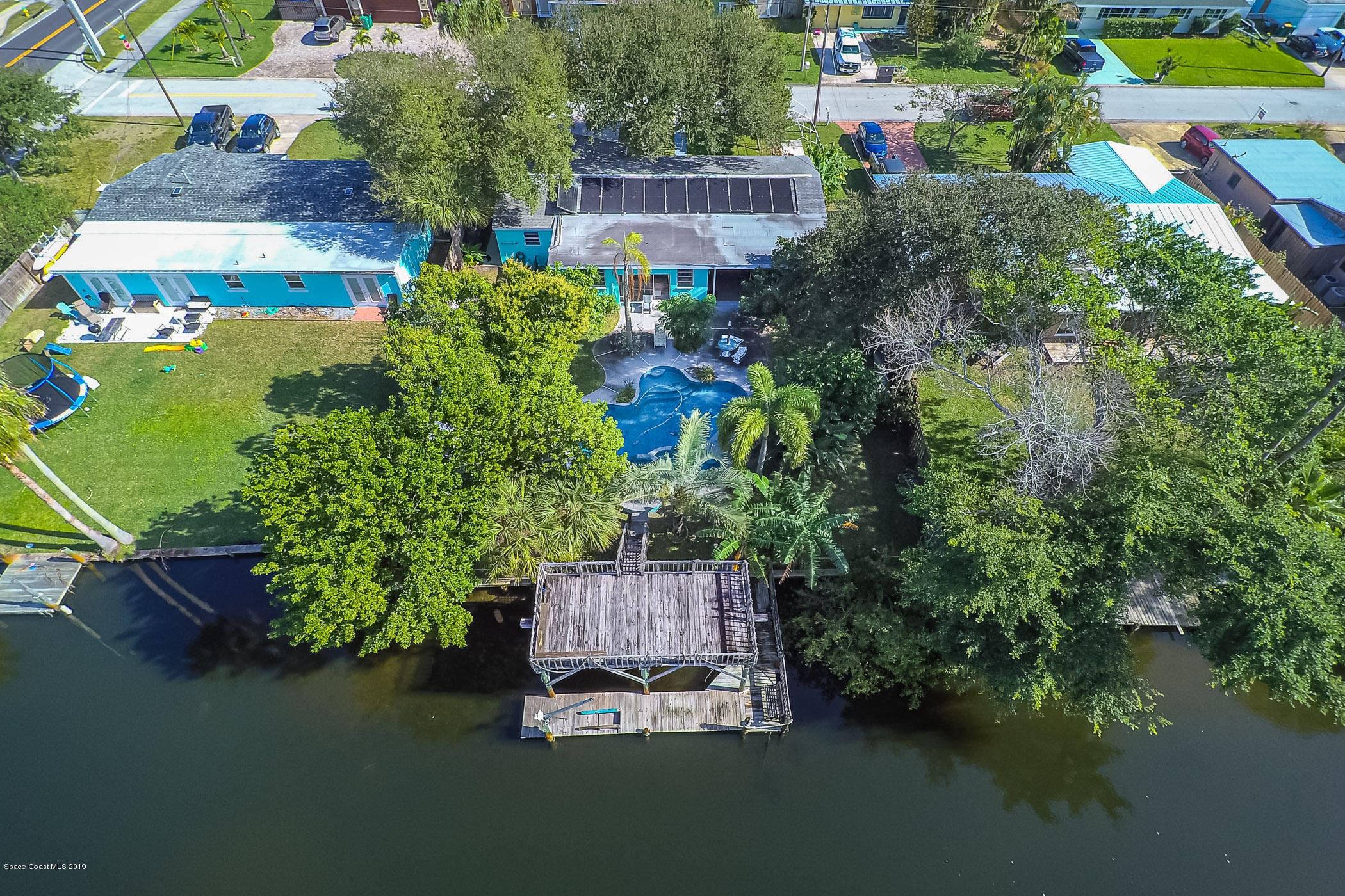 102 Boca Ciega Road Cocoa Beach, FL 32931 - Photo 2 of 24 Boce Ciega Drone-6