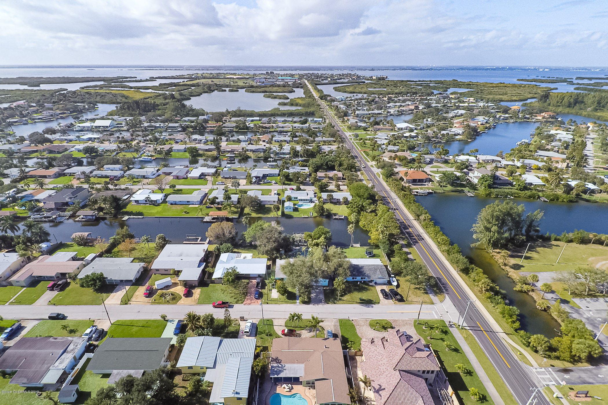 102 Boca Ciega Road Cocoa Beach, FL 32931 - Photo 21 of 24 Boce Ciega Drone-2