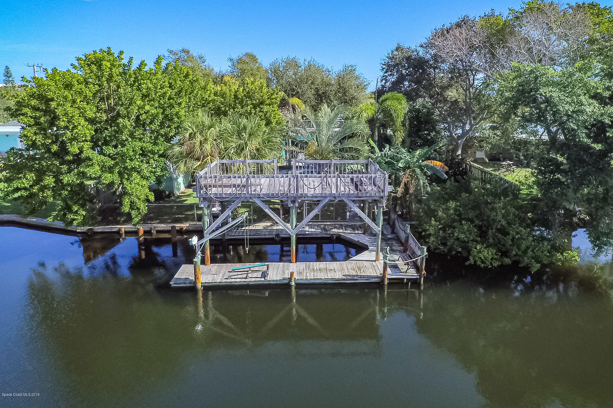 102 Boca Ciega Road Cocoa Beach, FL 32931 - Photo 22 of 24 Boce Ciega Drone-5