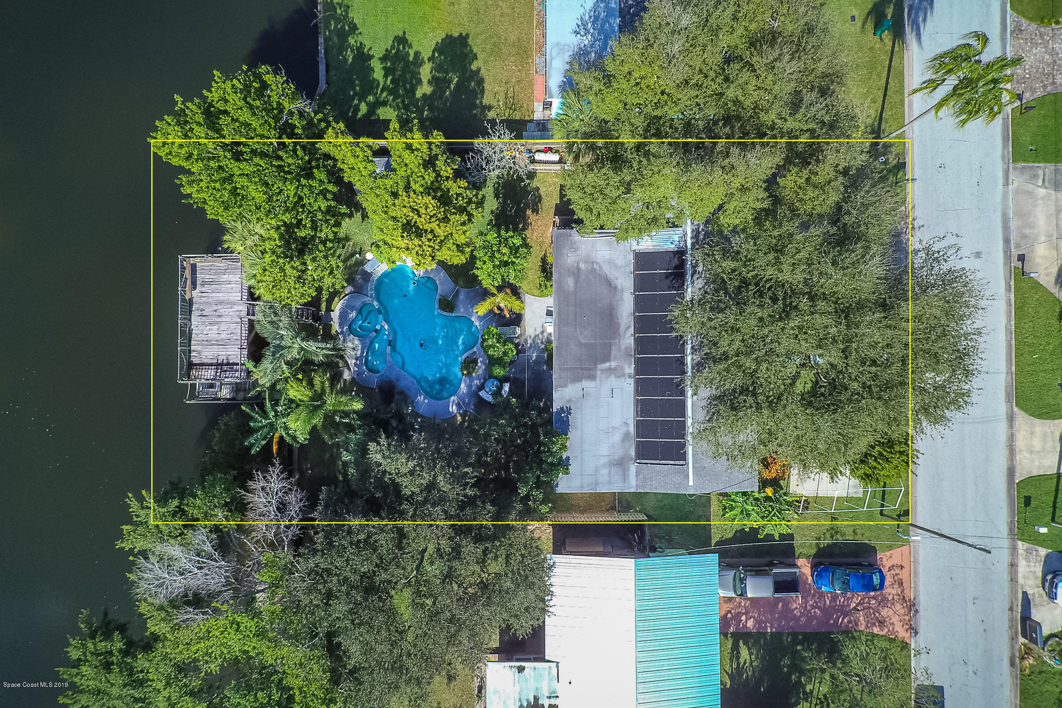 102 Boca Ciega Road Cocoa Beach, FL 32931 - Photo 23 of 24 Boce Ciega Drone-8