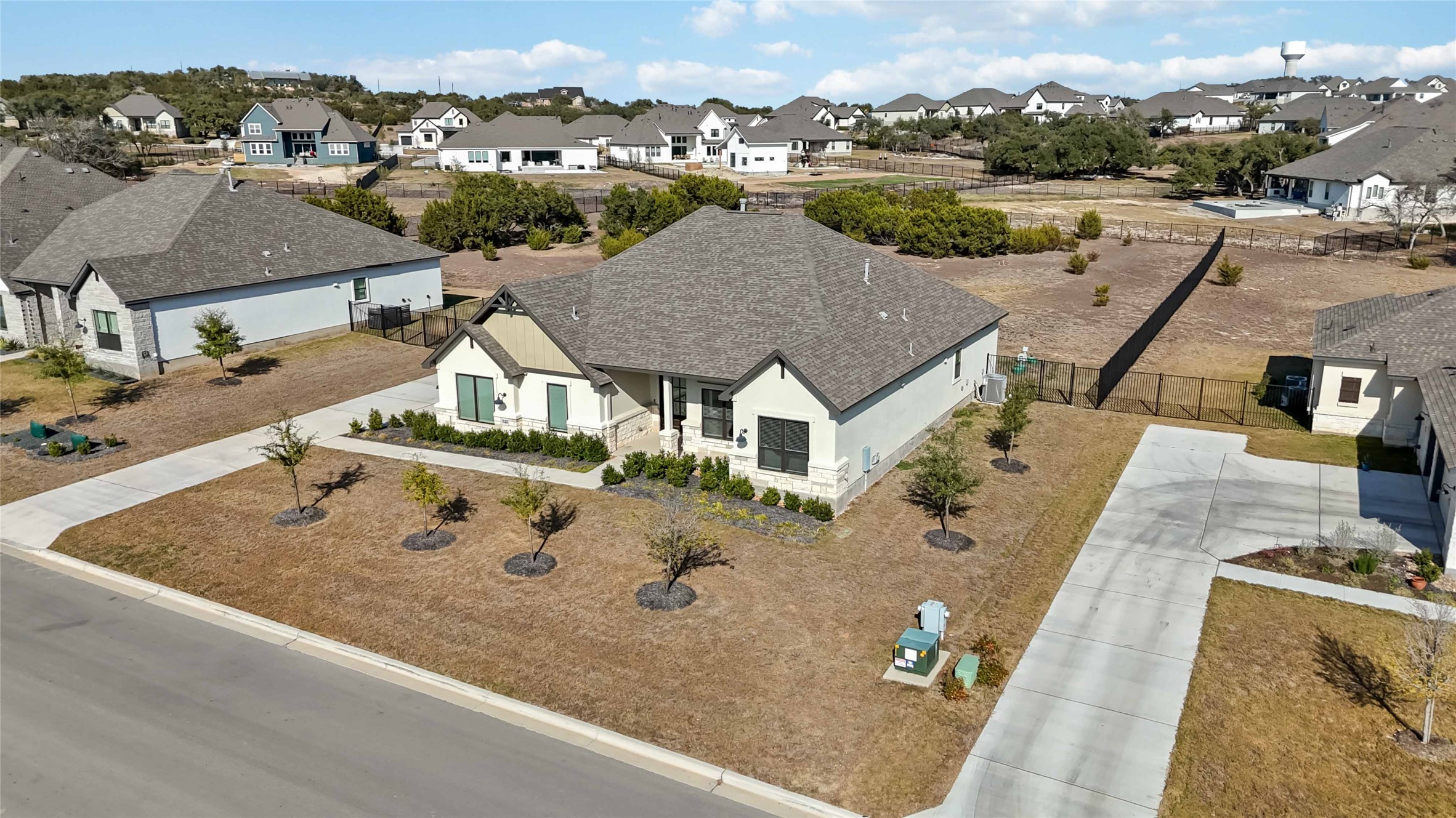 640 Prairie Clover Drive Dripping Springs, TX 78620 - Photo 32 of 32 Aerial view of residential area