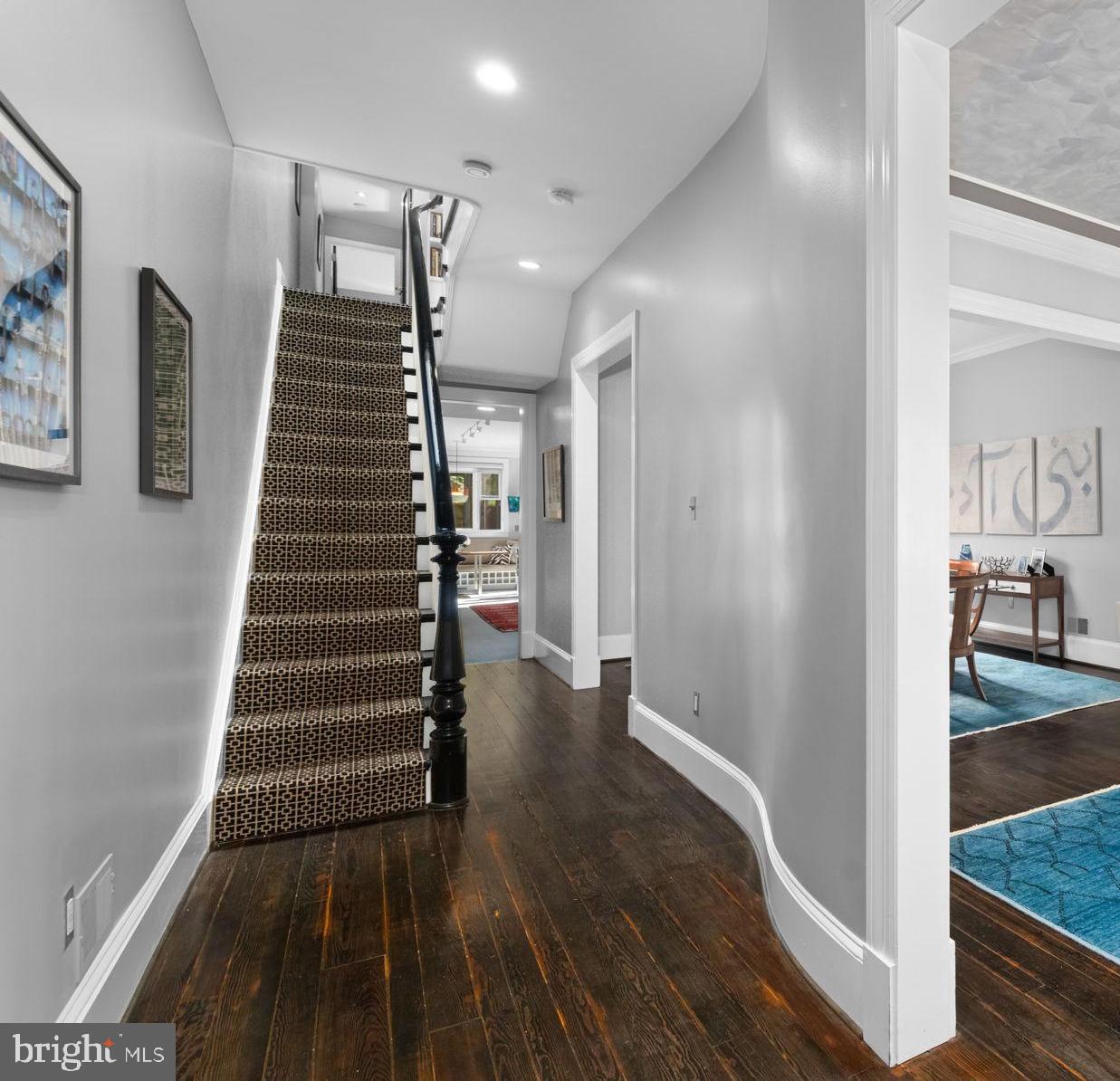 1436 S Street Northwest Washington, DC 20009 - Photo 16 of 45 Staircase to 2nd Floor