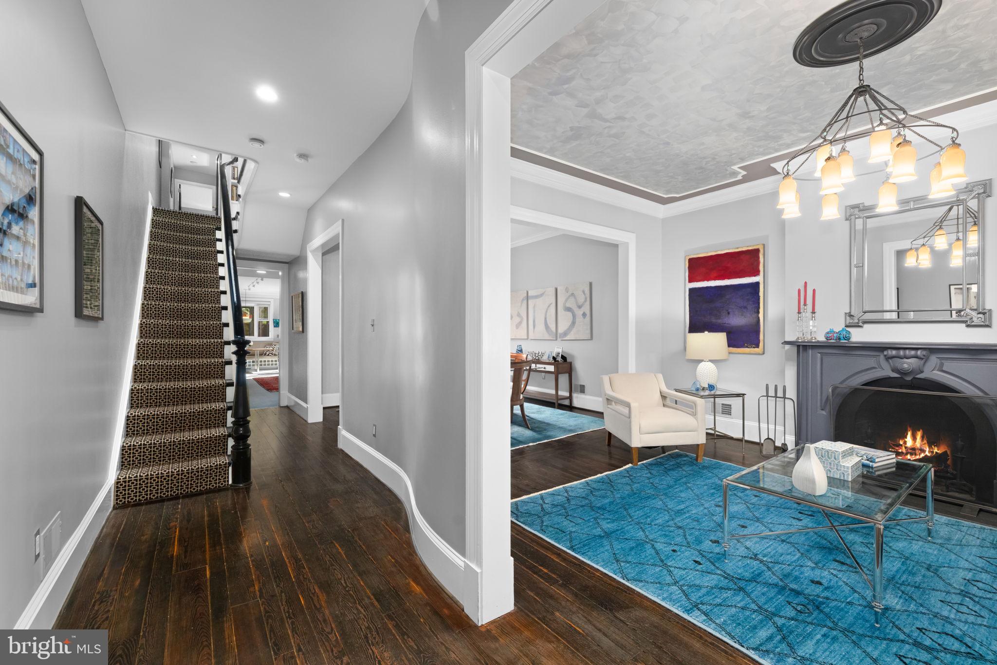 1436 S Street Northwest Washington, DC 20009 - Photo 3 of 45 Foyer and Ballustrade