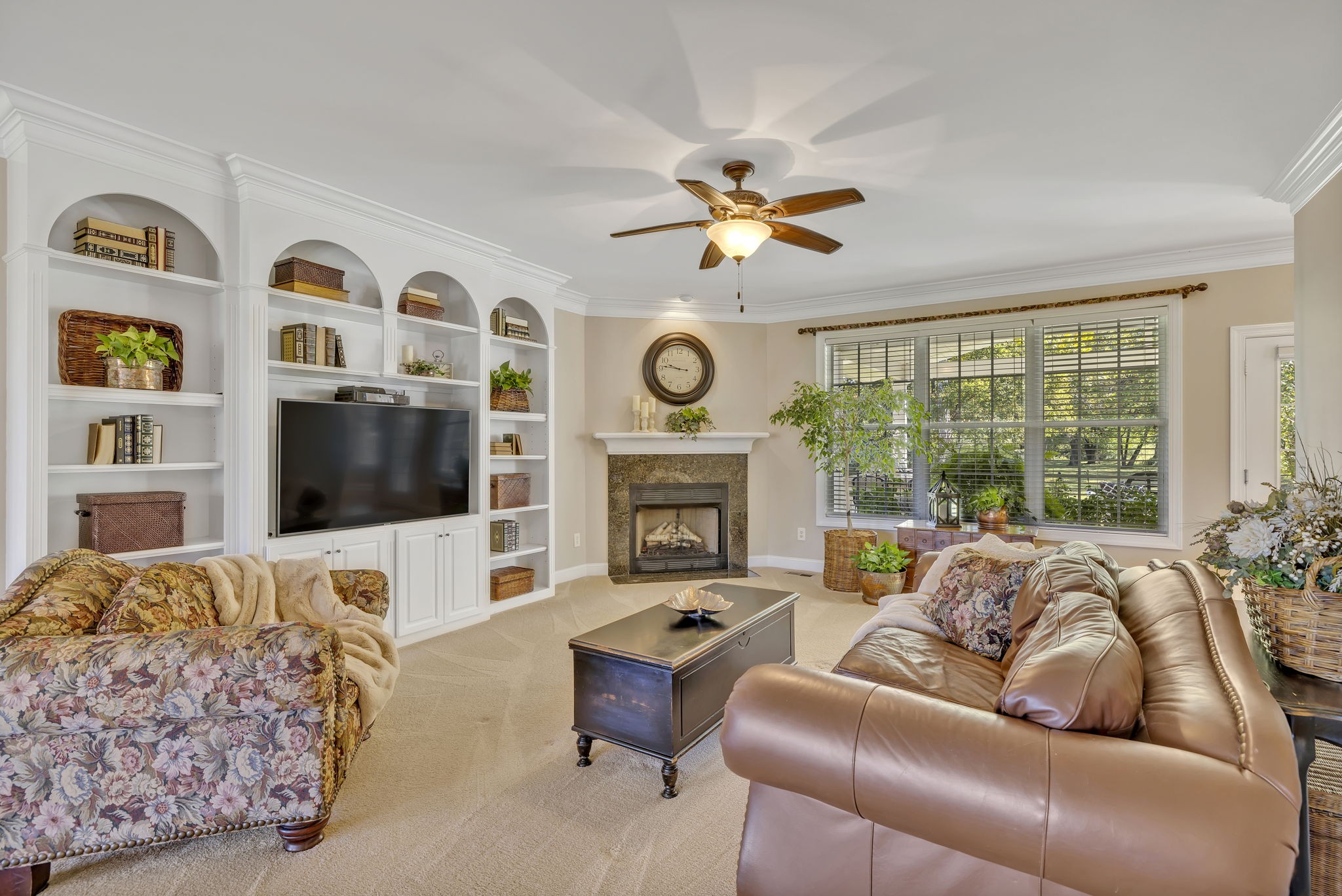 3917 Buck Matthews Road Columbia, TN 38401 - Photo 11 of 60 a living room with furniture fireplace and flat screen tv