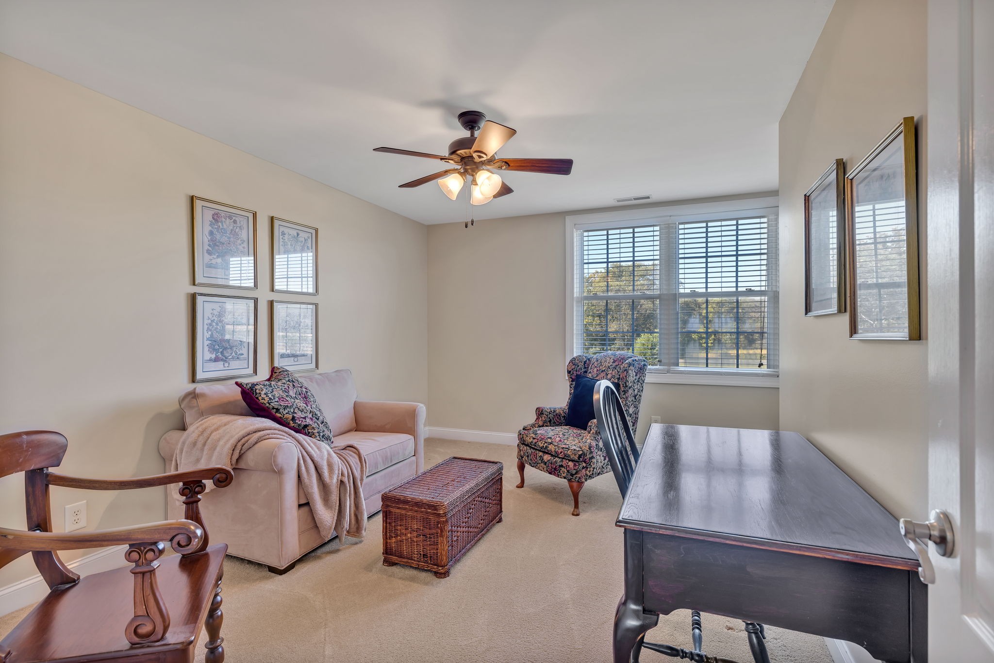 3917 Buck Matthews Road Columbia, TN 38401 - Photo 37 of 60 a living room with furniture two window and a chandelier