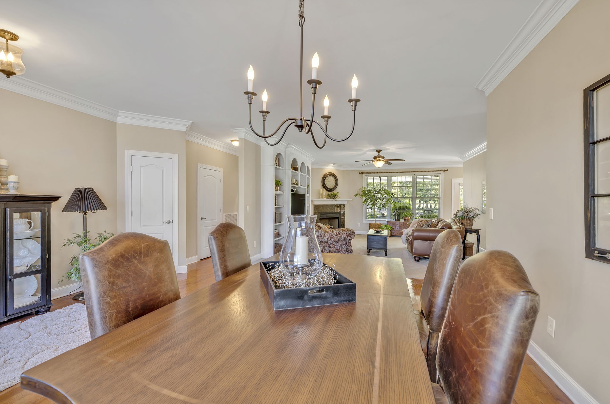 3917 Buck Matthews Road Columbia, TN 38401 - Photo 10 of 60 a living room with furniture chandelier and wooden floor