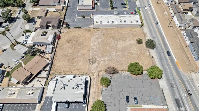 an aerial view of residential house with outdoor space