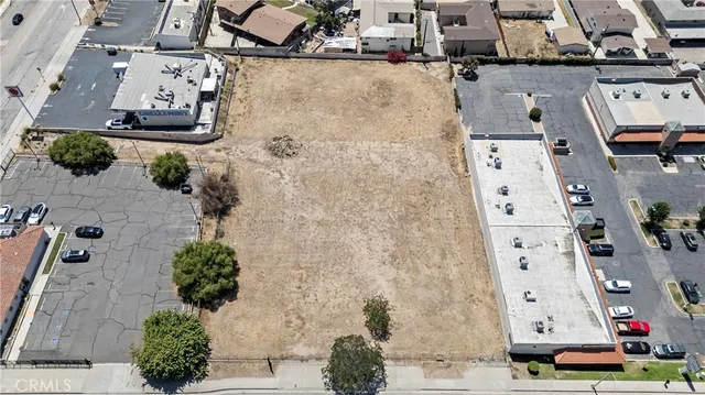 an aerial view of residential house with outdoor space