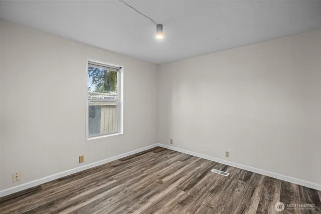 wooden floor in an empty room