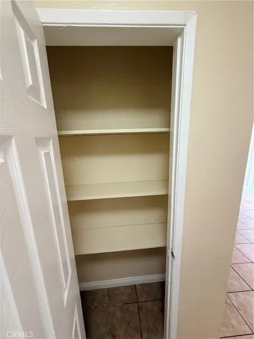 a close view of closet