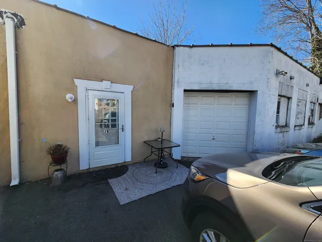 a view of a car garage
